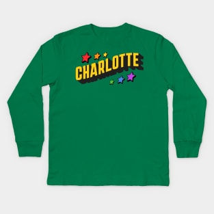 Charlotte -Personalized Style Kids Long Sleeve T-Shirt